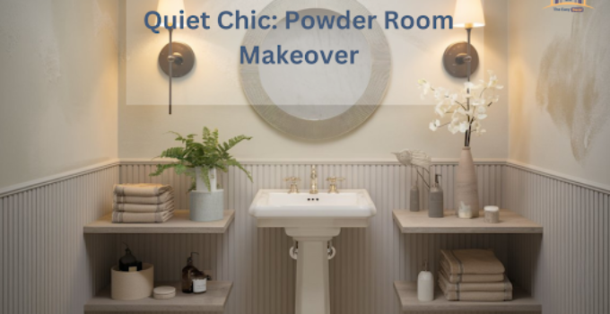 Quiet Chic: Powder Room Makeover