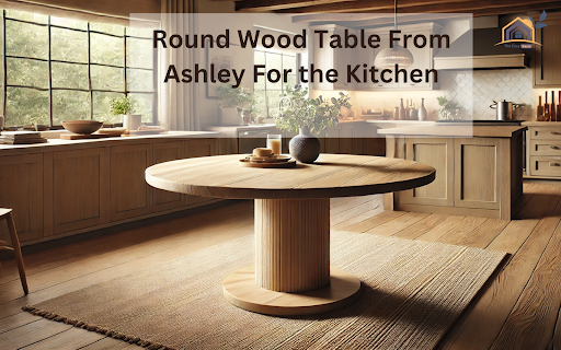 Round Wood Table From Ashley For the Kitchen: A Timeless Addition